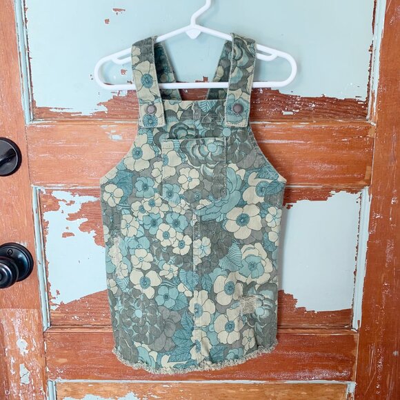 Cotton On Floral Overalls Dress • 3 Years - Picture 1 of 3